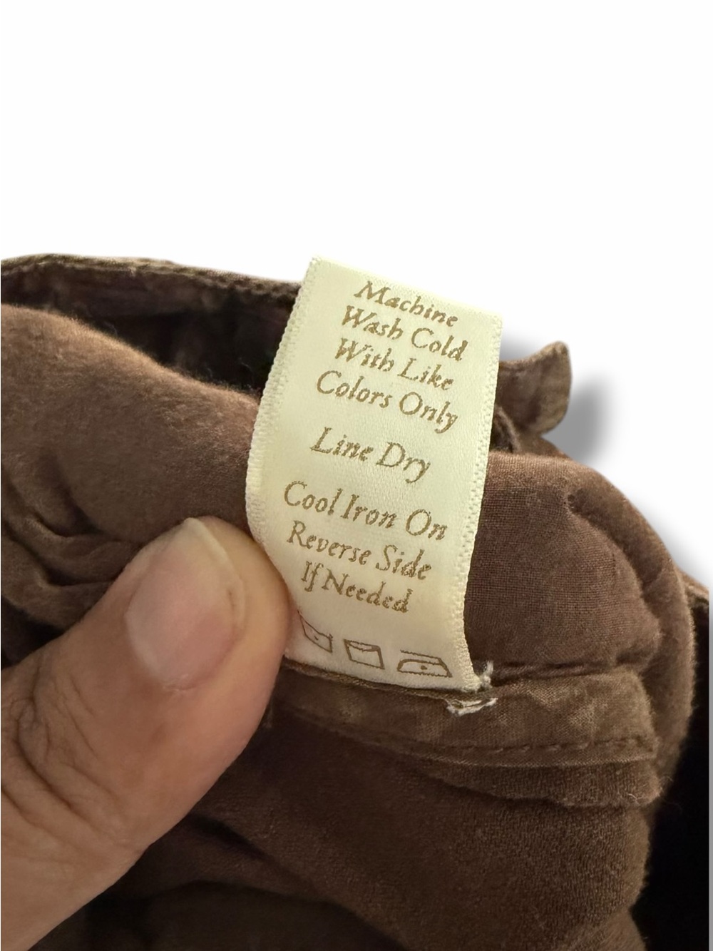 Christy Dawn Coffee Brown The Lee Trouser Wide Leg Pant Minimal Cottagecore Sz 0 - Picture 14 of 14